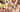 Flat lay of asian food + hands