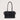 Long Lunch Day Bag Vegan Leather Handbag Noir Black Sans Beast