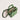 Long Lunch Mini Bag Vegan Leather Crossbody Olive Green Sans Beast