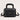 Reader Satchel Vegan Crossbody Bag Black + Gold Sans Beast