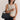 Sanctuary Vegan Leather Handbag Black Croco Sans Beast