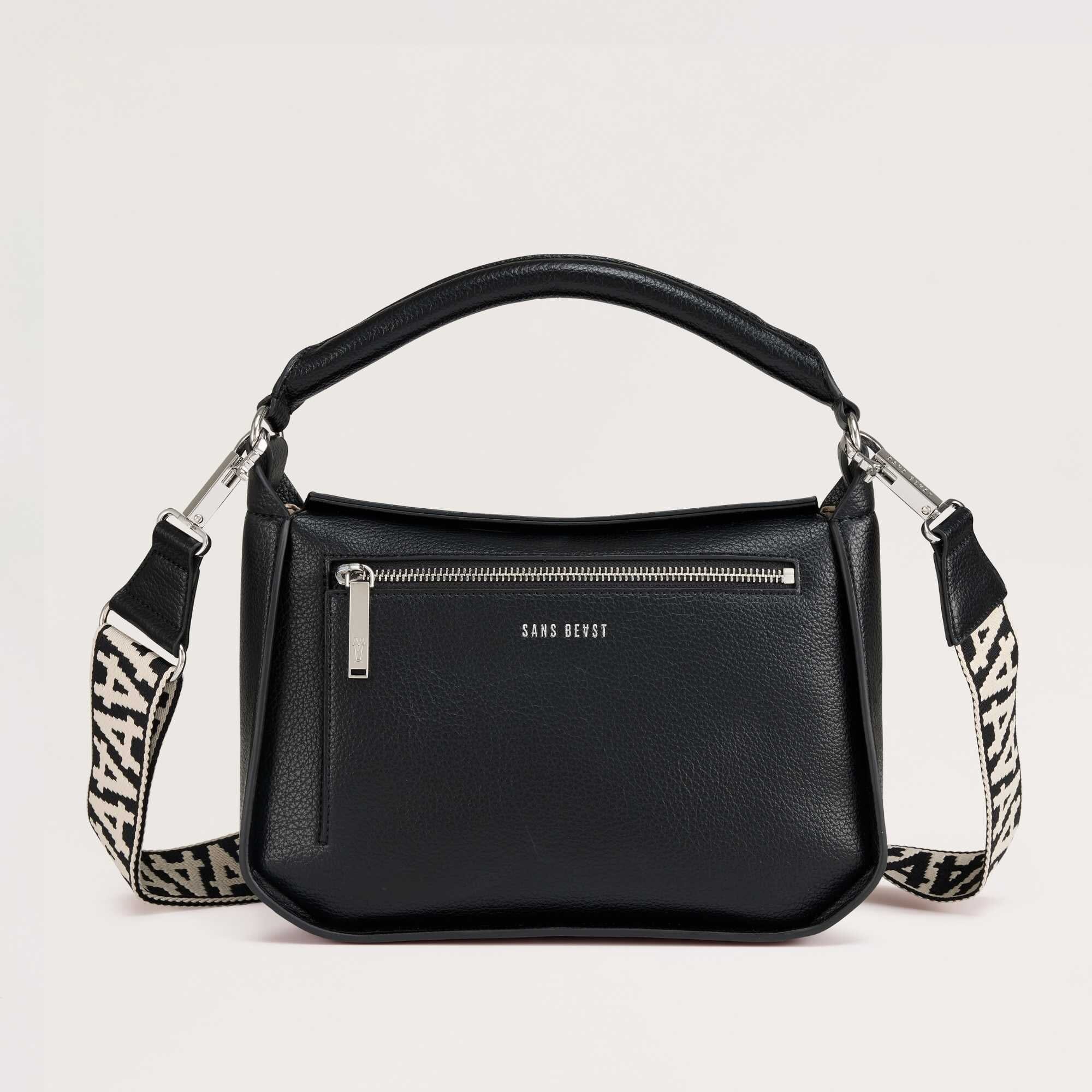 Sanctuary Vegan Leather Handbag Black Sans Beast