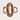Universo Vegan Leather Tote Bag Brown + Gold Sans Beast