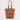 Universo Vegan Leather Tote Bag Brown + Gold Sans Beast
