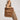 Universo Vegan Leather Tote Bag Brown + Gold Sans Beast