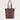 Universo Vegan Leather Tote Bag Burgundy Sans Beast
