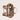 XL Universo Vegan Leather Backpack Brown + Gold Sans Beast