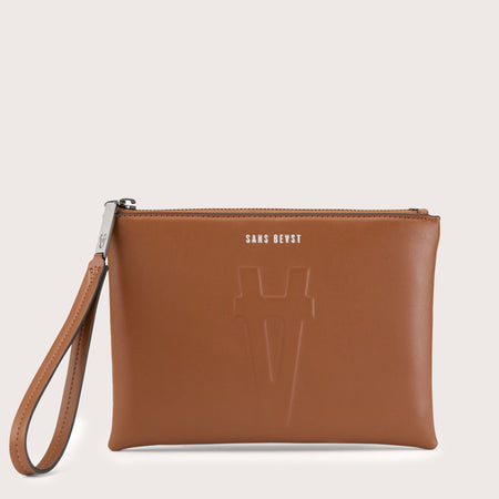 Celebration Vegan Pouch Brown Sans Beast