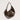 Flow Crescent Vegan Leather Handbag Seaweed Brown Sans Beast