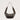 Flow Crescent Vegan Leather Handbag Seaweed Brown Sans Beast
