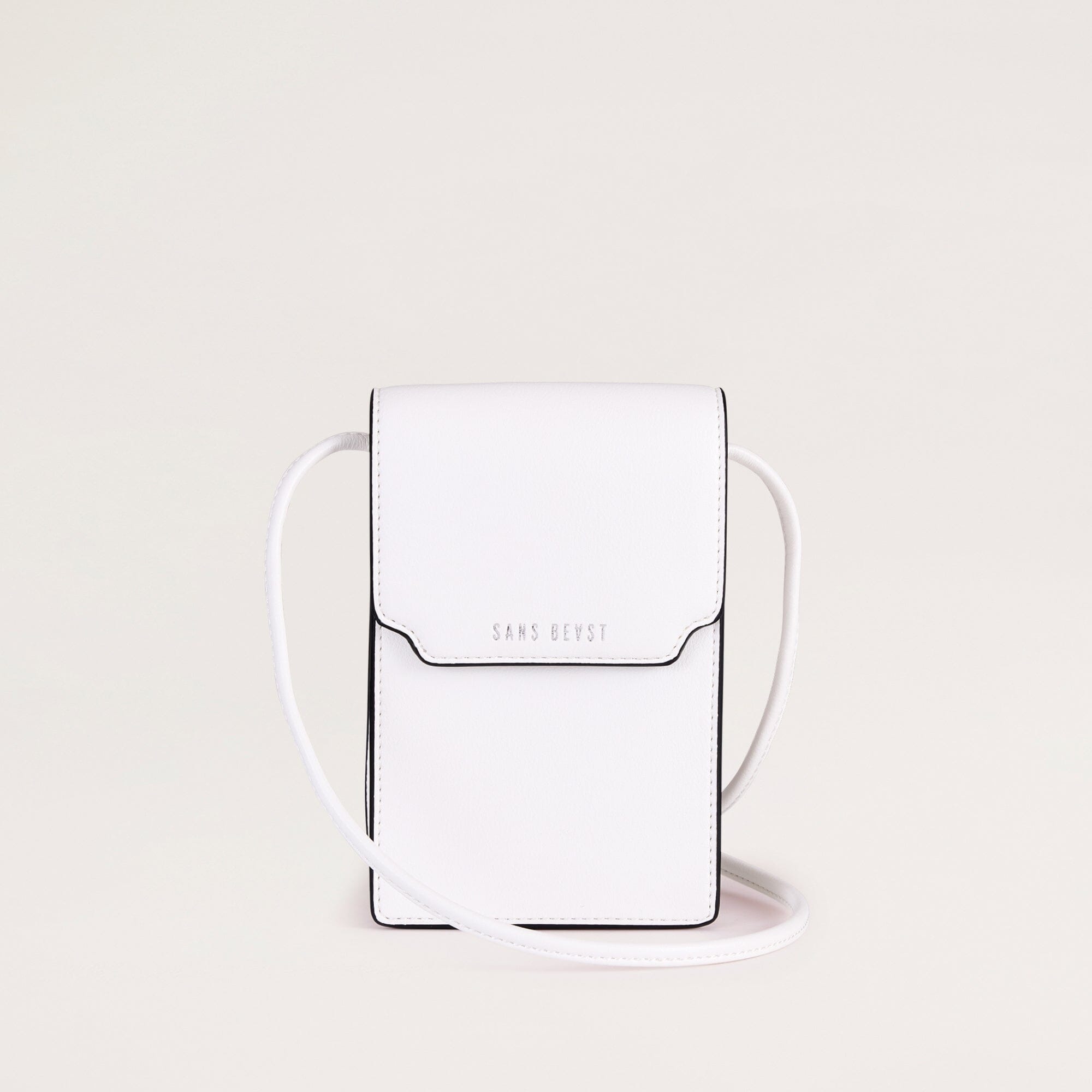 Lounge Vegan Phone Bag White Sans Beast
