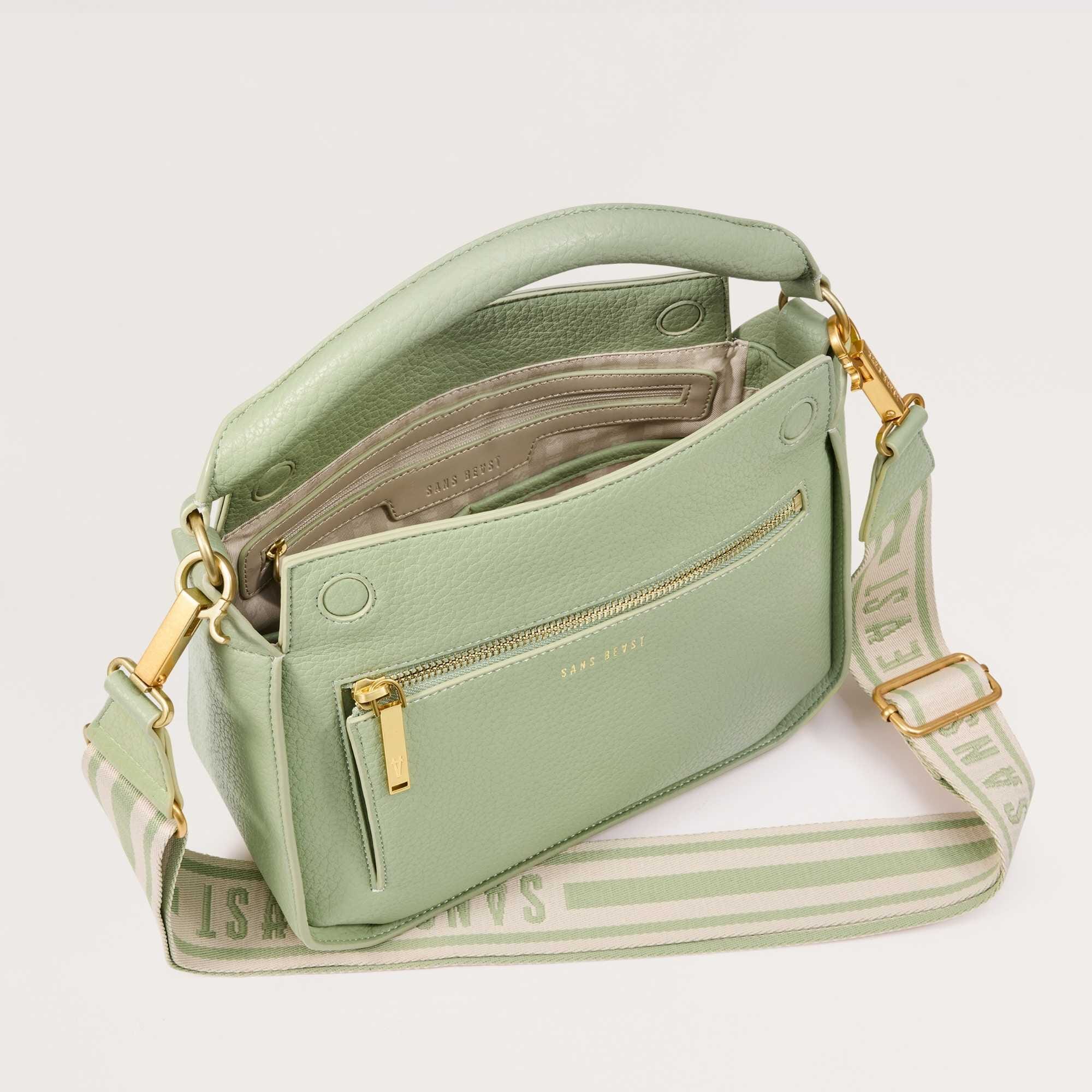 Sanctuary Vegan Leather Handbag Green Sans Beast