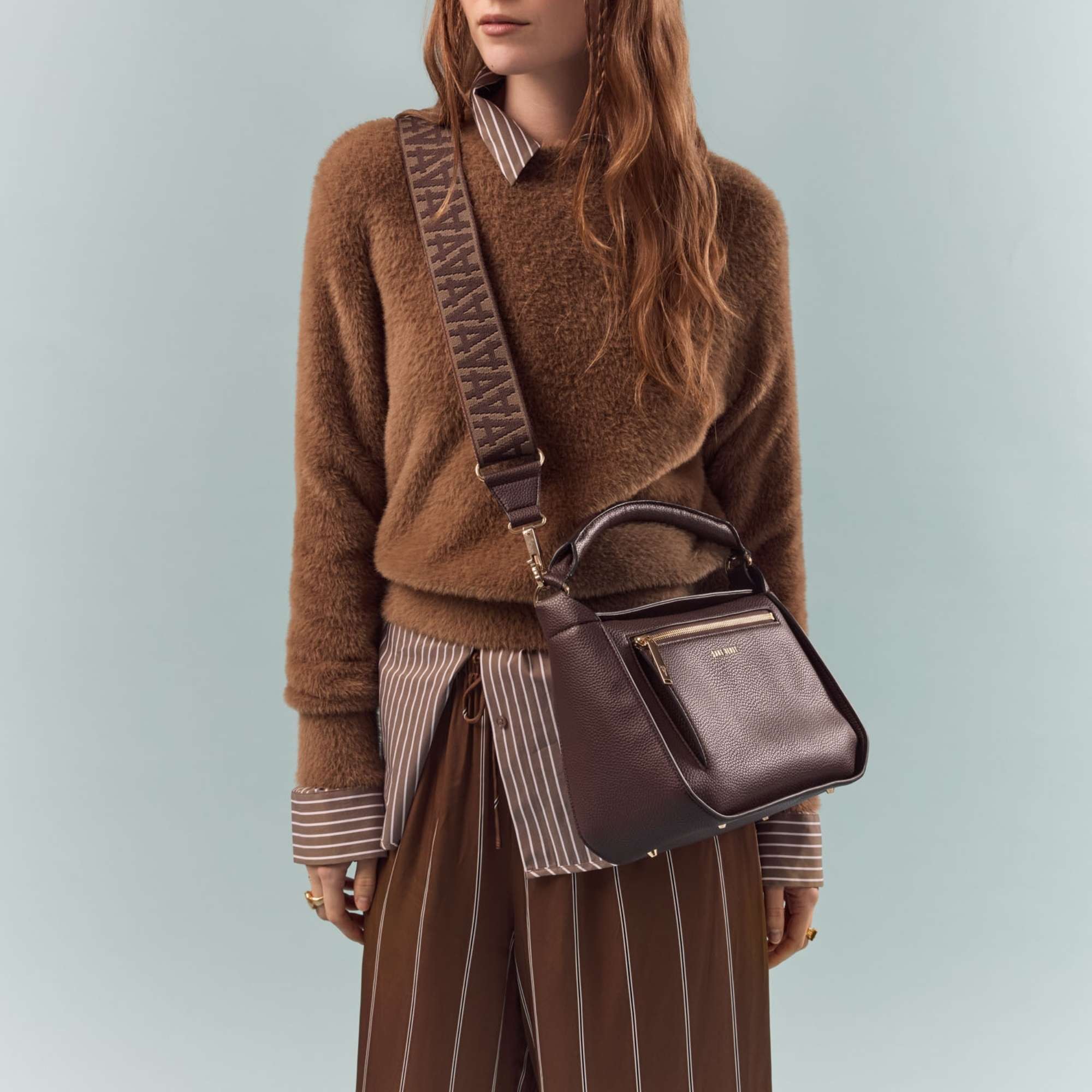 Sanctuary Vegan Leather Handbag Burgundy Sans Beast