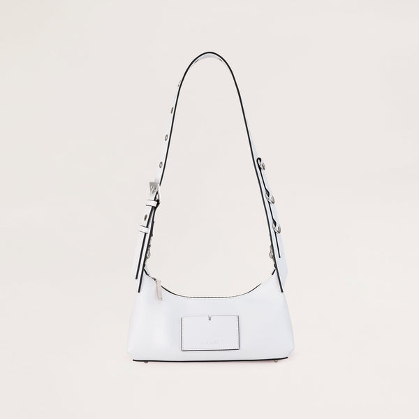 Transit Mini Apple Leather Bag White Sans Beast