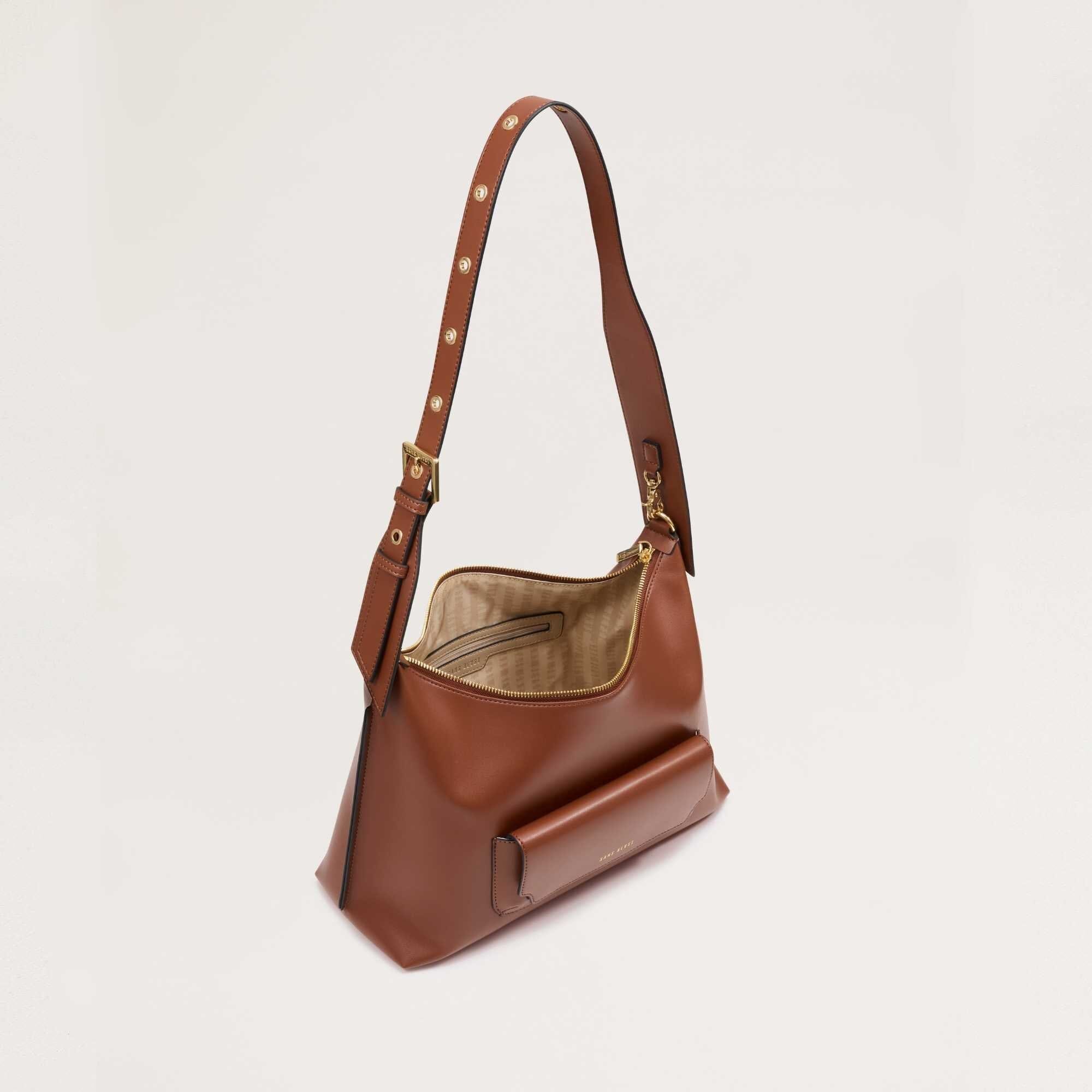 Transit Apple Leather Bag Brown Sans Beast