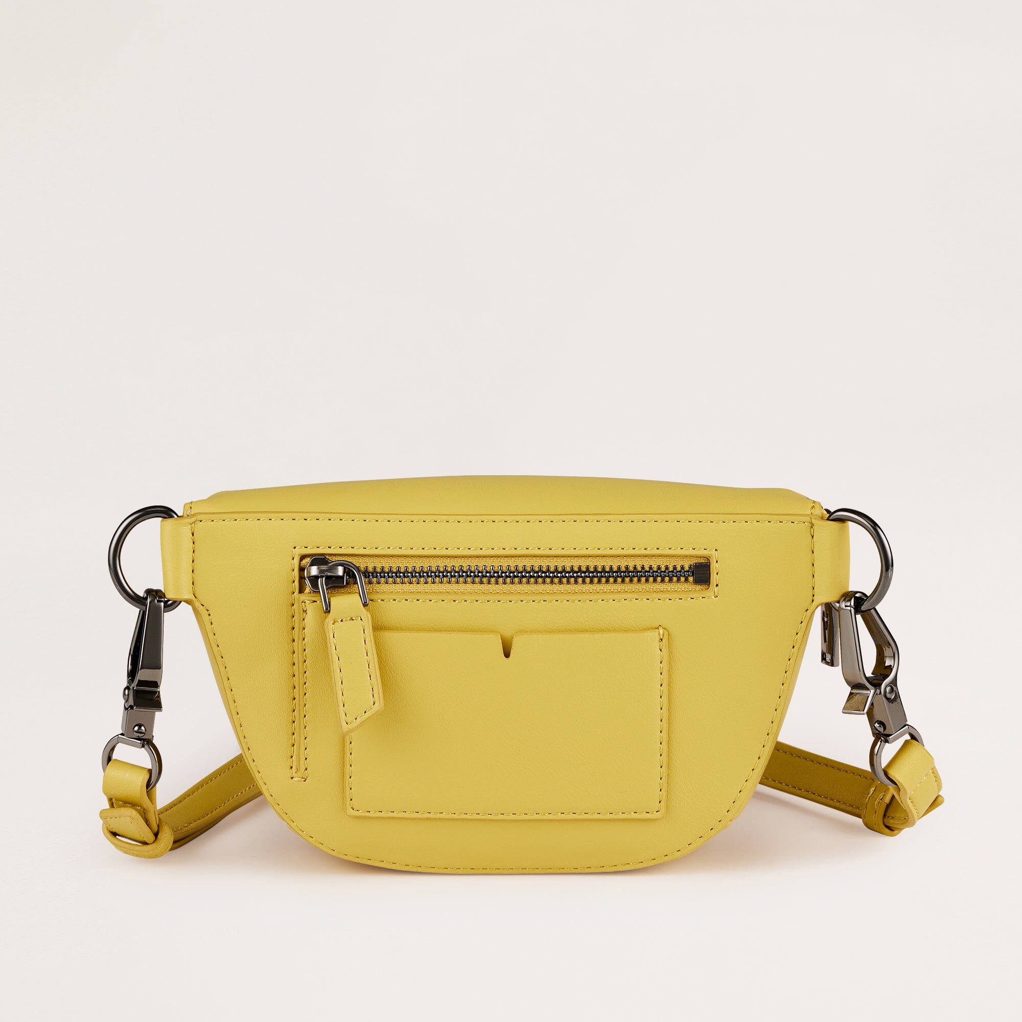 Tiny Spark Vegan Crossbody Bag Yellow rear view
