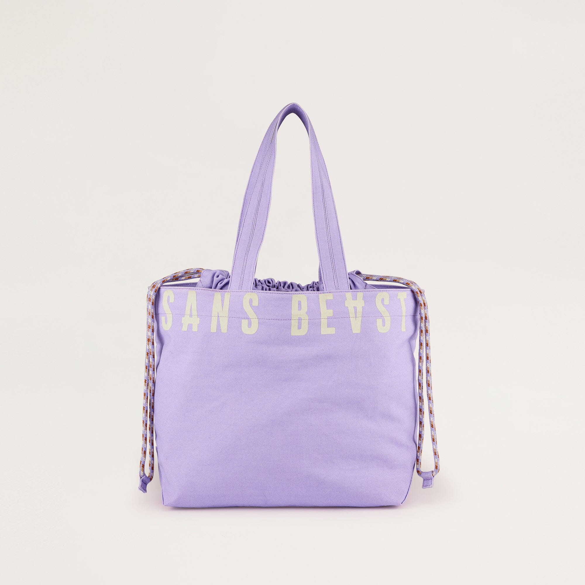 Traveller Canvas Tote Bag Purple front view