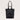 Universo Vegan Leather Tote Bag Black Silver Sans Beast