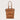 Universo Vegan Tote Bag Brown front view