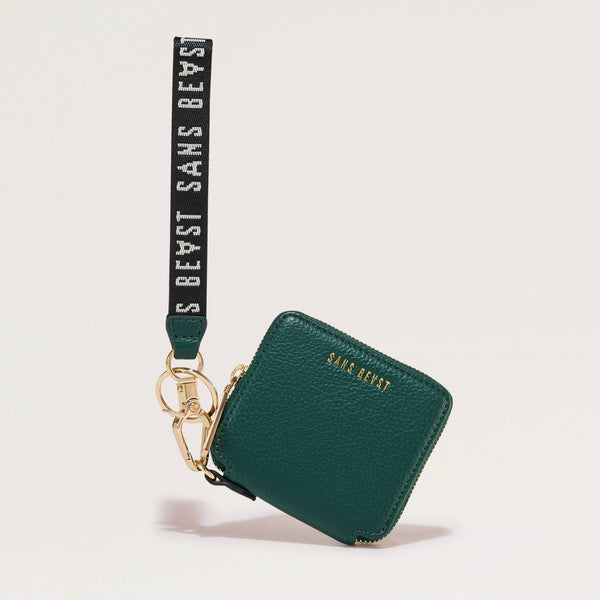 Voyage Vegan Leather Wallet Forest Green Sans Beast