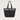 Zippy Overflow Canvas Tote Bag Black Sans Beast
