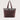 Zippy Overflow Canvas Tote Bag Hickory Burgundy Sans Beast
