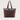 Zippy Overflow Canvas Tote Bag Hickory Burgundy Sans Beast