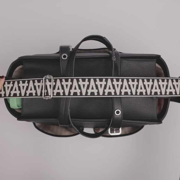 Sans Beast Daytripper Tote Noir + Silver