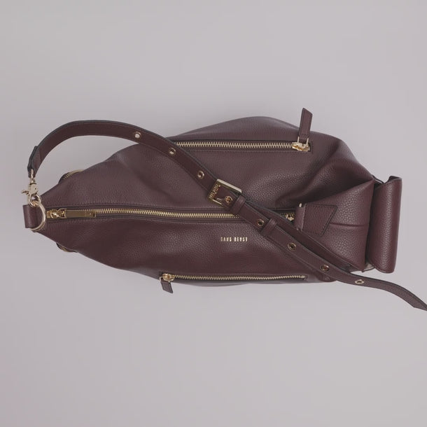 Cute-ility Vegan Leather Handbag Cinnamon Brown Sans Beast